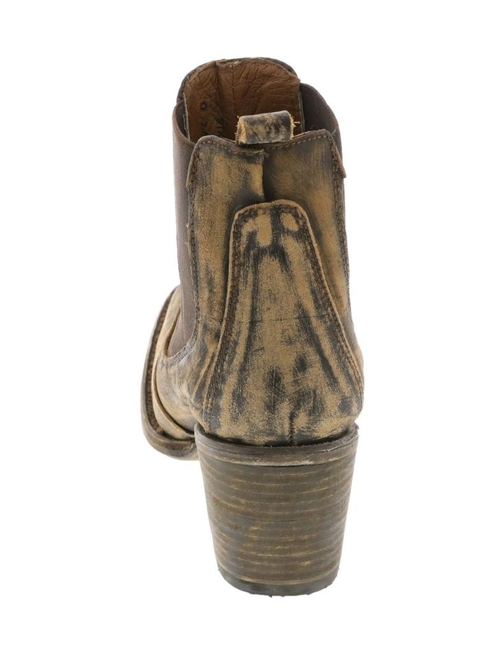 Circle G By CorralQ7021 Distressed Brown Leather Chelsea Ankle Boots NWOT SIZE 6 - Picture 5 of 6
